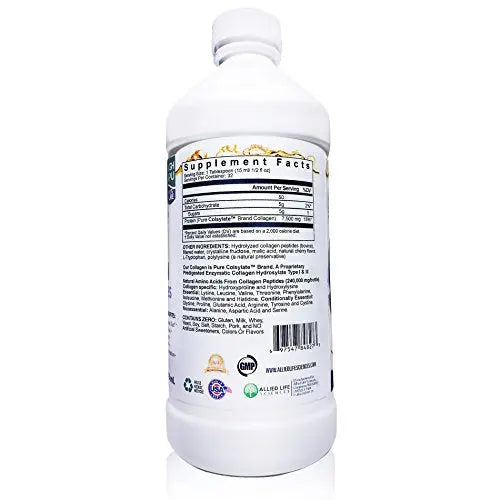 LiquiVive Liquid Collagen Protein Peptides Concentrate | Pure Hydrolyzed Super Multi Collagen Life Miracle Au supplements