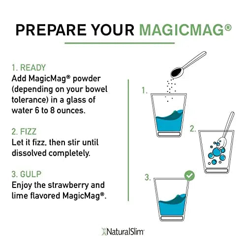 NaturalSlim Magicmag Pure Magnesium Citrate Powder – Stress, Constipation, Muscle NaturalSlim Au supplements