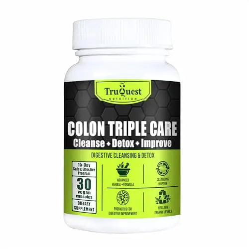 TruQuest Nutrition Colon Triple Care Cleanse + Detox + Improve-15-Day Program of Quick TruQuest Nutrition Au supplements