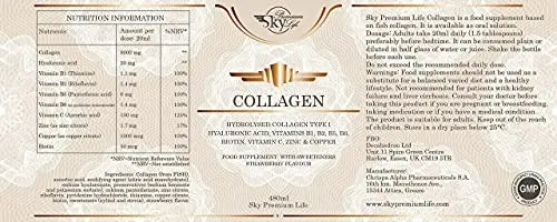 Sky Premium Life Hydrolysed Collagen Type I Food Supplement - Strawberry Taste Sky Premium Life Au supplements