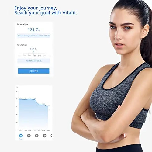 Vitafit Smart Scales for Body Weight and Fat Percentage, Weighing Professional Since 2001 Vitafit Au supplements