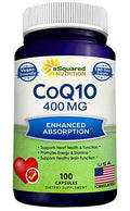 aSquared Nutrition CoQ10 (400mg Max Strength, 100 Veggie Capsules) - High Absorption aSquared Nutrition Au supplements