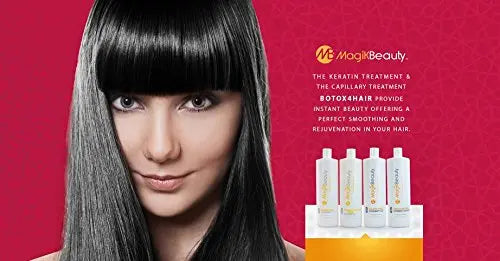 Keratin Protection System 32 oz.| Innovative Silky Smooth | Professional Nourishment | Straightening Hair Magik Beauty Au supplements