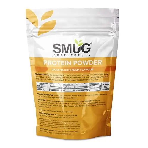 SMUG Supplements Low Calorie Protein Powder - Banana, Chocolate, Strawberry or Vanilla SMUG Supplements Au supplements