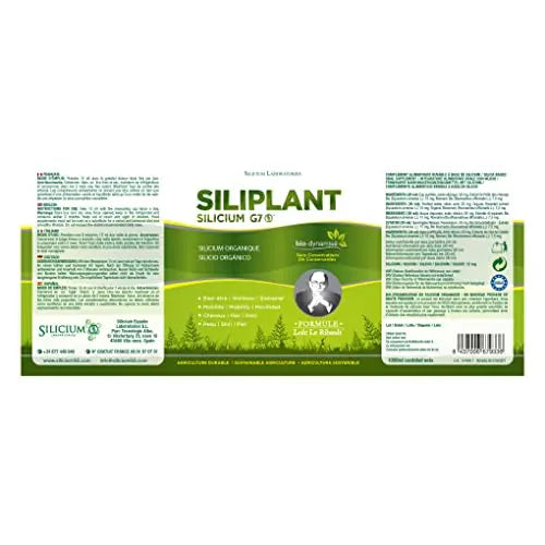 G7 Siliplant Improved Formula. Liquid Silica Supplement Collagen Booster, Strengthens Bones G7 Au supplements