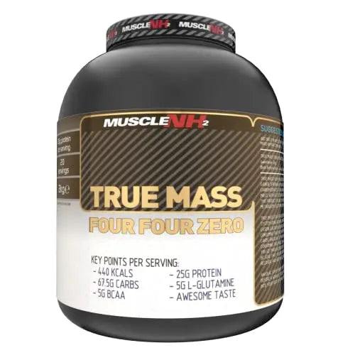MuscleNh2 True Mass Four Four Zero Mass Gainer Protein Powder, High Calories and Protein MuscleNh2 Au supplements