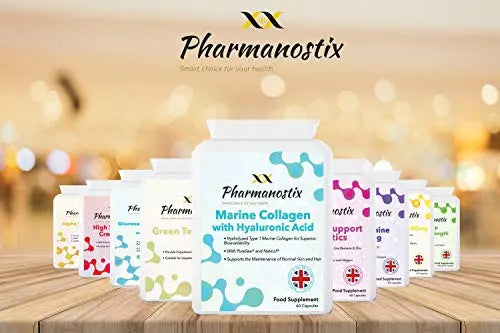 Marine Collagen with Hyaluronic Acid & Seaweed - 60 Capsules - Skin, Hair & Nails Formula Pharmanostix Au supplements