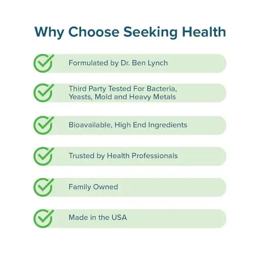 Seeking Health Molybdenum 500, Molybdenum Glycinate Chelate Supplement Seeking Health Au supplements