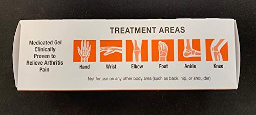 Perrigo Diclofenac Sodium (NSAID) Topical Gel, 1% with dosing Card., 3.53 oz (100 g), arthrits Pain Relief Anti inflamatory for Hand, Wrist, Elbow, Foot, Ankle, Knee. Compare to VOLTAREN 1% Gel. Perrigo Au supplements
