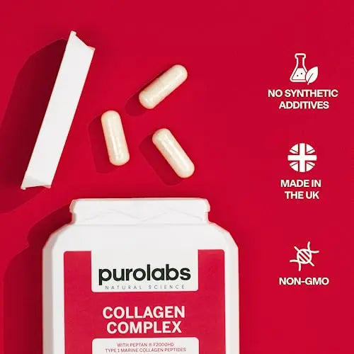 Marine Collagen Complex - Collagen Supplement for Women & Men - with Hyaluronic Acid & Vitamin C Purolabs Au supplements