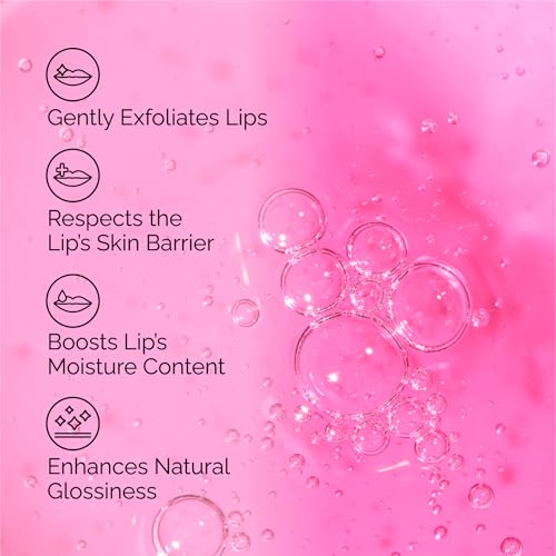 The Ordinary PHA 5% Exfoliating Lip Serum, Hydrating Overnight Lip Exfoliator Treatment, 0.5 Fl Oz