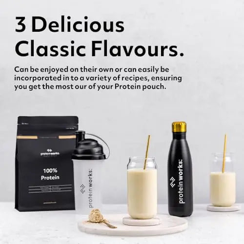 Protein Works - 100% Protein, 1.25kg, High Protein Blend, 41 Servings, Chocolate Silk Protein Works Au supplements