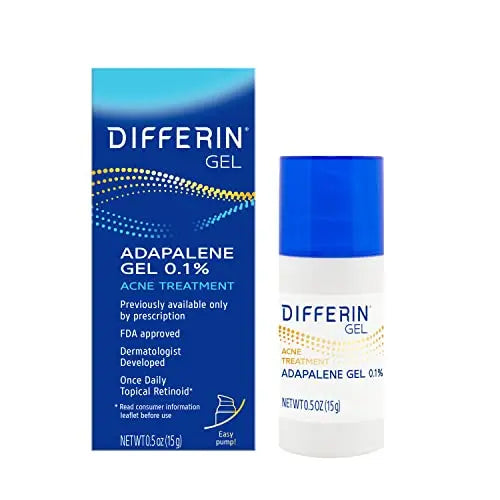 Differin Acne Treatment Gel, 30 Day Supply, Retinoid Treatment for Face Differin Au supplements