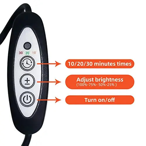 TherapSky Red Light Therapy Device 45W LED Red Infrared Light Therapy Lamp w/Remote Control and Timer therapsky Au supplements