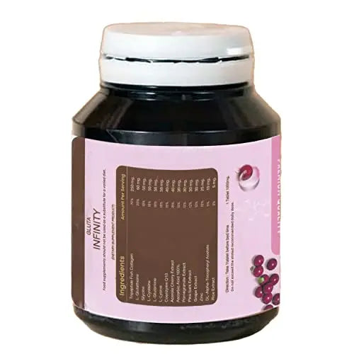 Gluta Infiniy 1000mg L-Glutathione Supplement Tripeptide Fish Collagen L-Glutamine Ascorbic Alizée Spa Au supplements