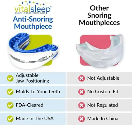 VitalSleep Anti-Snoring Mouthpiece, Adjustable Jaw Positioning Vital Sleep Au supplements