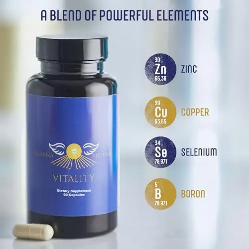 Amarna Alchemy Vitality Trace Minerals Supplement - Zinc with Copper, Selenium Amarna Alchemy Au supplements