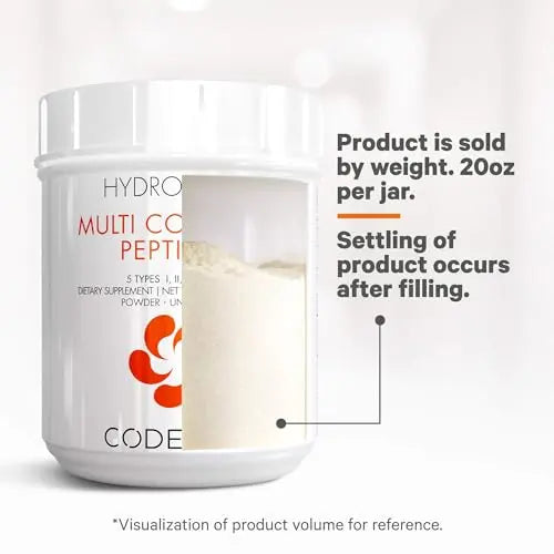 Code Age Multi-Collagen Protein Powder Hydrolyzed 20Oz All-in-One Super Bone Broth Codeage Au supplements