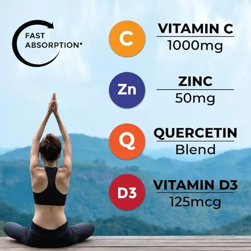 NEW AGE 8 in 1 Immune Support Booster Supplement with Elderberry, Vitamin C NEW AGE Au supplements