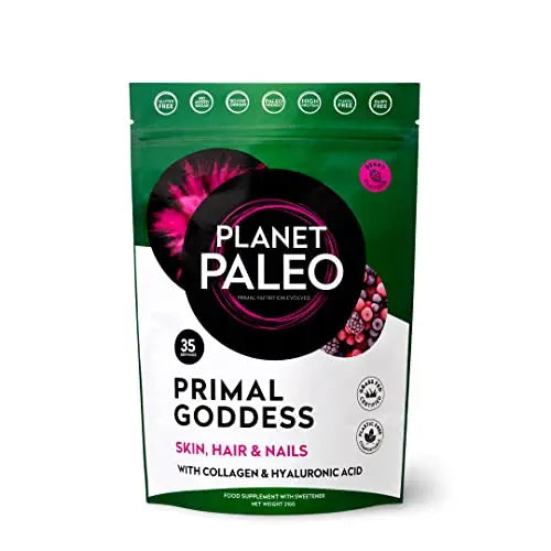 Planet Paleo Primal Goddess -Pure Collagen with Hyaluronic Acid and Zinc (210g, 35 Servings) Planet Paleo Au supplements