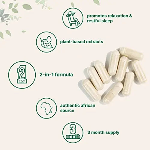 Micro Ingredients 5-HTP 200mg with Chamomile Flower Extract, 180 Capsules, 2 in 1 Formula Micro Ingredients Au supplements