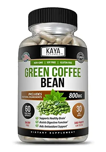 Kaya Naturals Green Coffee Bean 60ct - Weight Management Kaya Naturals Au supplements