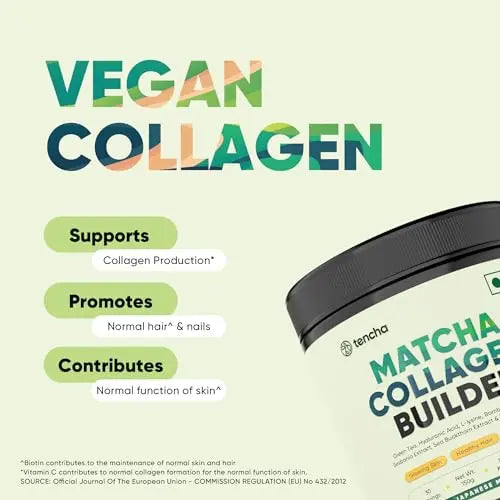 Collagen Supplements for Women & Men, 30 Servings, 150 GM | 100% Vegan Collagen Powder Tencha Au supplements