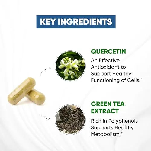 Sandhu's BioZnq 900mg Vegetarian Capsules Zinc Supplement with Quercetin Sandhu's Au supplements