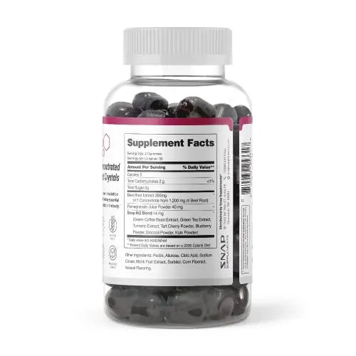 Snap Supplements Nitric Oxide Beet Root Gummies - Support Healthy Blood Circulation Snap Supplements Au supplements