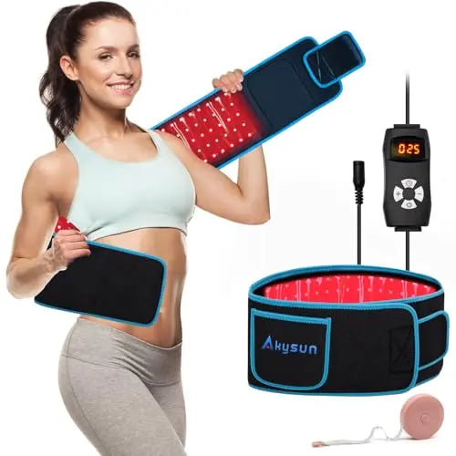 Red Light Therapy Near Infrared Light Therapy Wrap Belt for Body with Timer for Waist Back Shoulder AKYSUN Au supplements