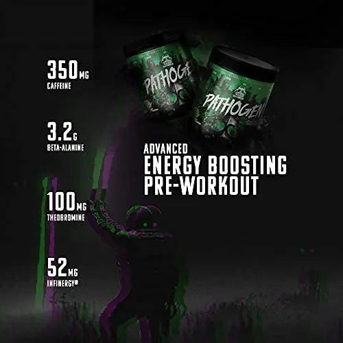 Pathogen Pre Workout - Energy Boosting Preworkout Powder, Energy Inducing Stimulants Outbreak Au supplements