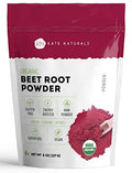 Kate Naturals Beet Root Powder for Baking & Smoothies (8oz) USDA Organic Beetroot Powder Kate Naturals Au supplements