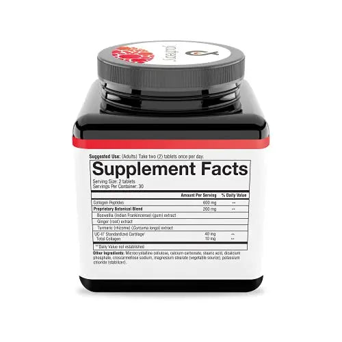 Youtheory Joint Complex with UC-II, 60 Count (1 Bottle) YouTheory Au supplements
