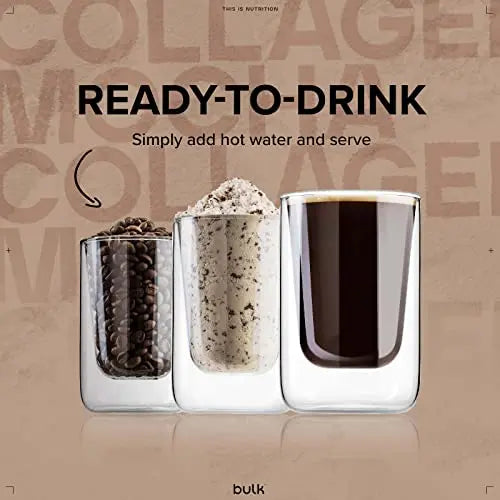 Bulk Collagen Coffee, High Protein, Black, 500 g Bulk Au supplements