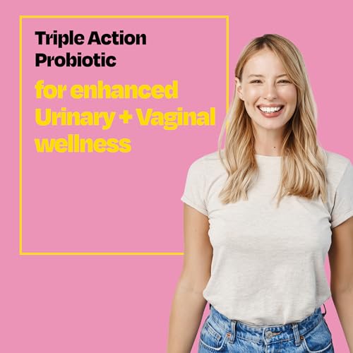 Cystex 3-in-1 Urinary Tract Probiotic for Women - Fast-Acting UTI & Yeast Infection Support with Prebiotics, Probiotics, & Cranberry - Supports Vaginal pH & Flora Balance - 30 Capsules Cystex Au supplements