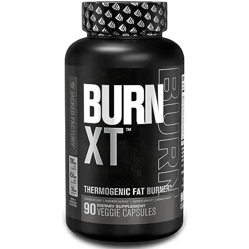 Burn XT Black Thermogenic Fat Burner - Weight Loss Supplement, Appetite Suppressant Jacked Factory Au supplements