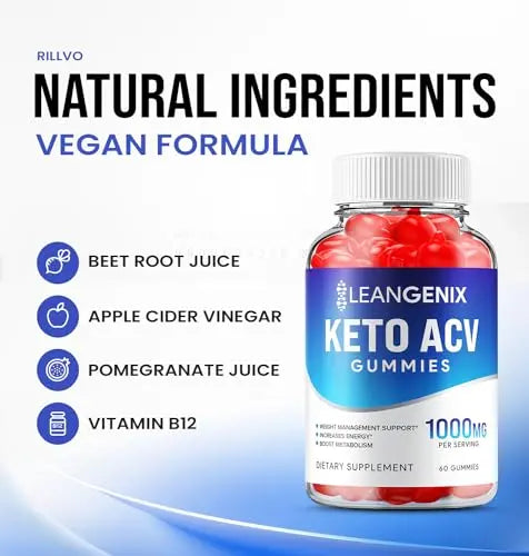 (2 Pack) LeanGenix Keto ACV Gummies - Official - Keto Lean Genix ACV Advanced Formula Rillvo Au supplements