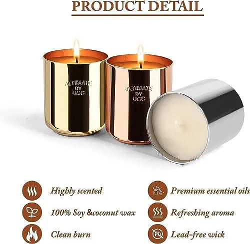 UCC Candles for Home Scented | Premium Aromatherapy Candles Gift Set for Women UCC Au supplements