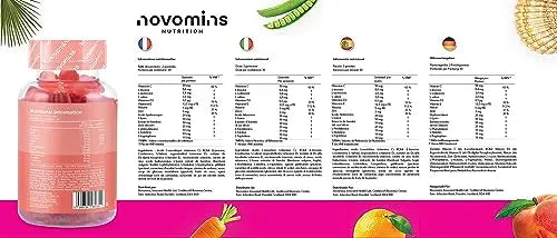 Vegan Collagen Gummies – Advanced Superfood Blend – Vegan Collagen Alternative for Women and Men – Infused with Vitamin C novomins Au supplements