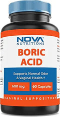 Nova Nutritions Boric Acid Vaginal Suppositories - 100% Pure Made in USA - USP Medical Grade Fine Powder Nova Nutritions Au supplements