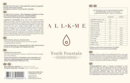 ALLKME Vegan Collagen Booster, Winner of Switzerland Prestige Award ALLKME Au supplements