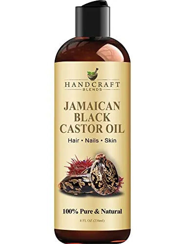 Handcraft Blends Jamaican Black Castor Oil for Hair Growth, Eyelashes and Eyebrows - 100% Pure Handcraft Blends Au supplements