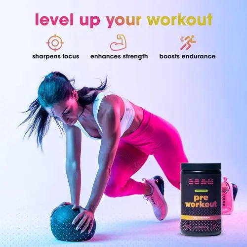 BEAM Be Amazing Vegan Stim Free Pre-Workout Powder | Energy Booster Powdered Drink BEAM Au supplements