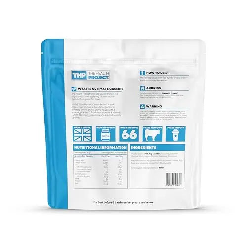 The Health Project Ultimate Casein Protein - Health-Conscious Slow Digesting Supplement The Health Project Au supplements