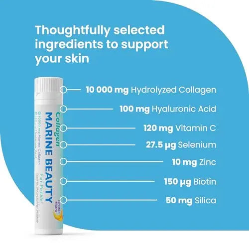 Swedish Nutra Marine Beauty Collagen | High Strength Type 1 & 3 Collagen to Rejuvenate Hair, Skin & Nails Swedish Nutra Au supplements