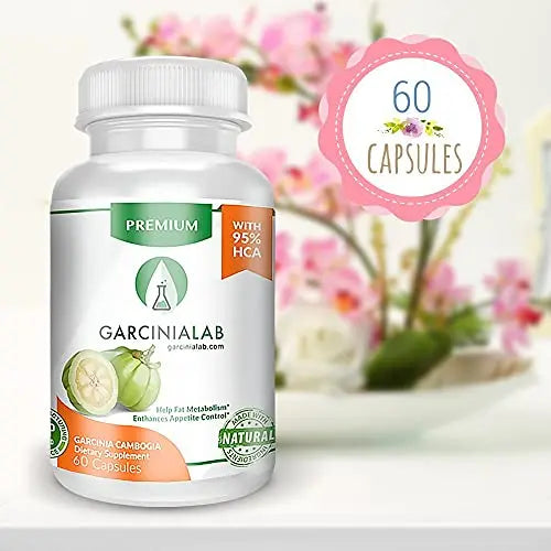 Garcinia Cambogia Extract 100% Pure 95% HCA Pharmaceutical Grade 60 Capsules 1 Month GarciniaLab Au supplements