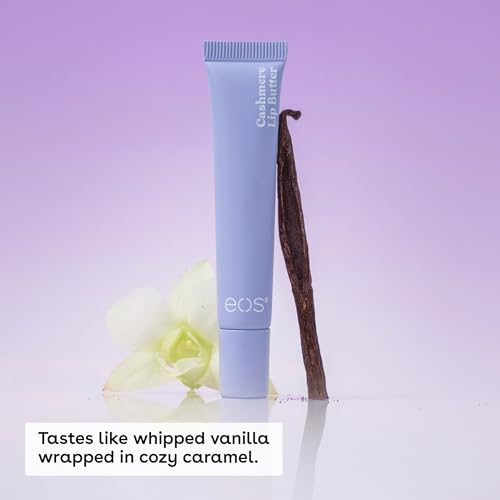 eos Cashmere Lip Butter - Vanilla Cashmere, Plumping Peptides, Smoothing, eos Lip Butter