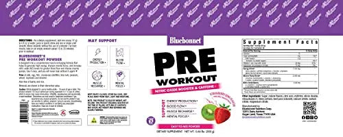 Bluebonnet Nutrition Extreme Edge Pre Workout, Muscle Recharging Formula, Increases Bluebonnet Au supplements