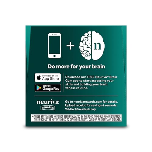 NEURIVA Ultra Decaffeinated Clinically Tested Supplement for Mental Alertness, Memory, Focus & Concentration, Cognivive, Neurofactor