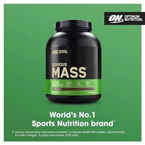 Optimum Nutrition Serious Mass Protein Powder High Calorie Mass Gainer with Vitamins Optimum Nutrition Au supplements